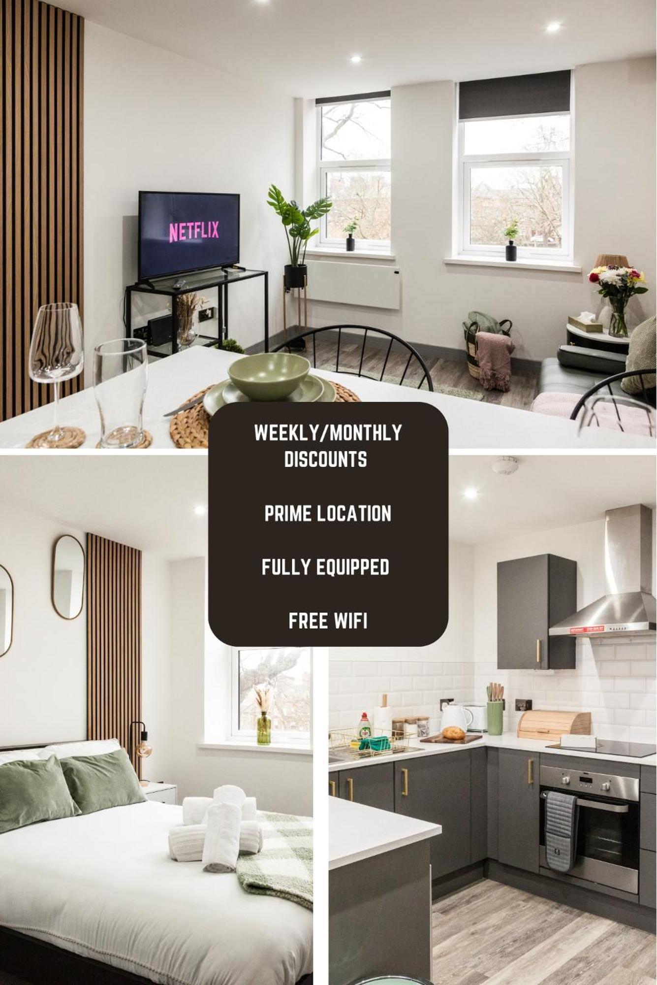 Comfortable Apartment In Desirable Area Of Preston Ngoại thất bức ảnh